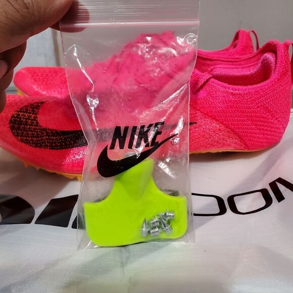 Nike Zoom Superfly Elite 2 Mens Sz 7.5 Sprinter Shoe Pink/Black New With Bag - Picture 13 of 13